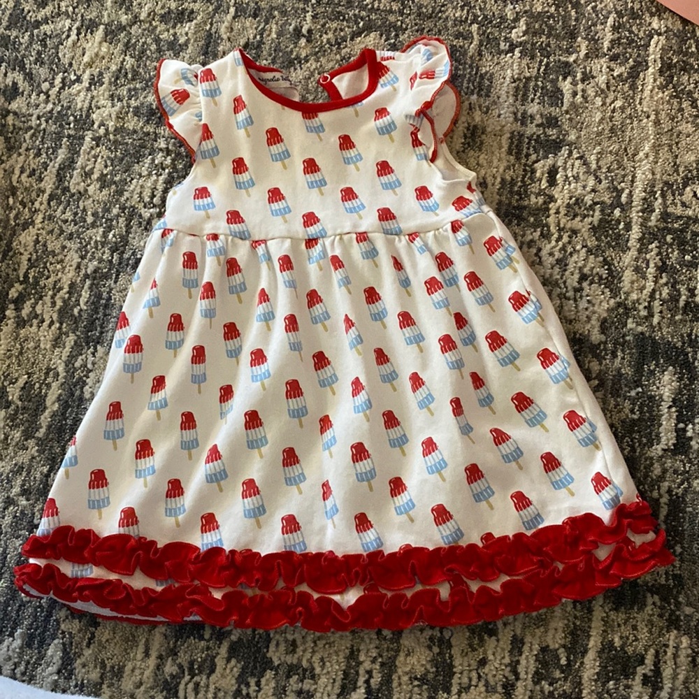 Magnolia Baby Bomb Pop 4th of July dress